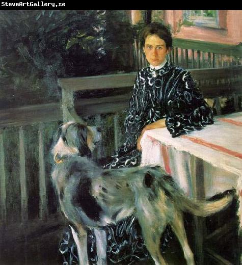 Boris Kustodiev Portrait of Julia Kustodieva